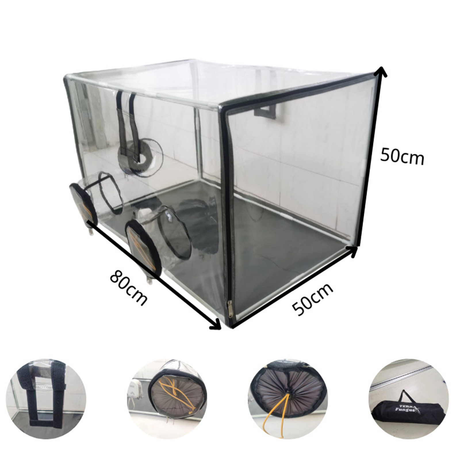 Mushroom Spawn Bag - Mini serre de jardin pliable facile