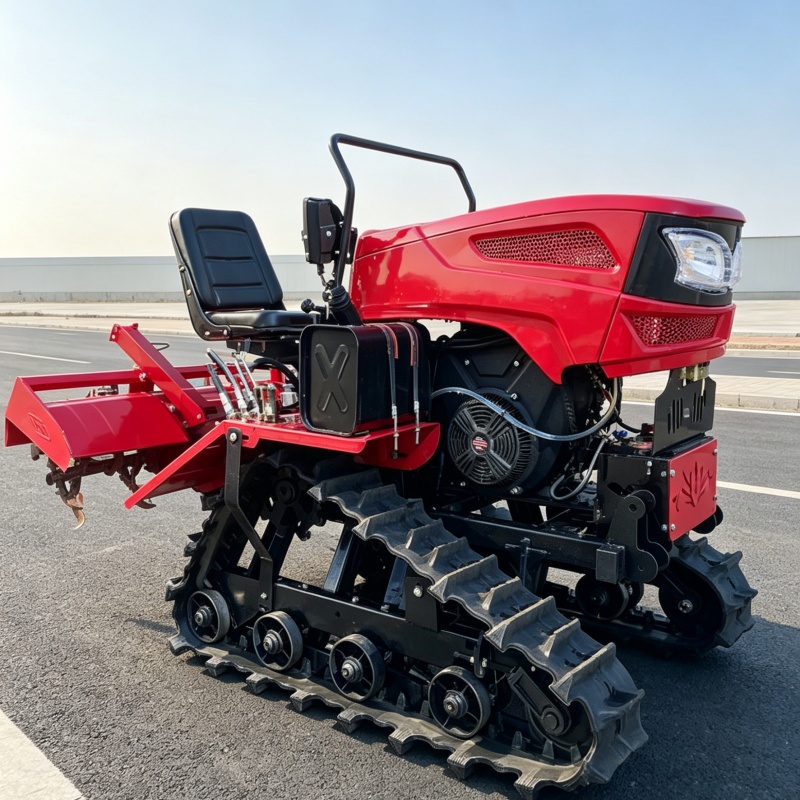 Motoculteur rotatif sur chenil - Agriculture Farming Tractor avis et prix
