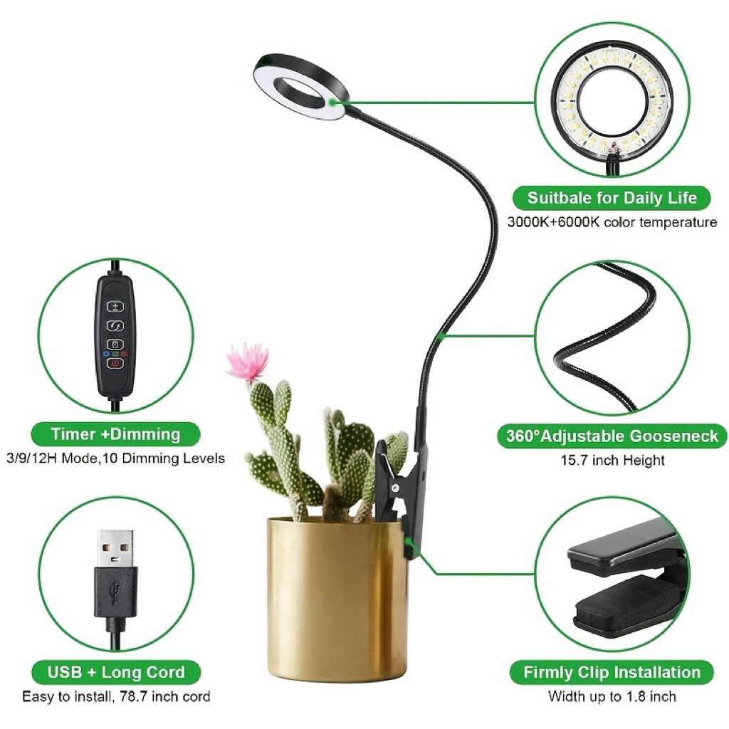 Lampe de culture LED 2-en-1 et - Plant Growth Regulator avis et prix