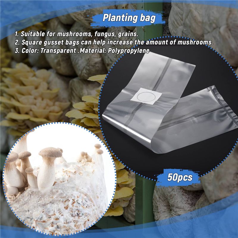50 sacs de culture en PVC pour - Mushroom Spawn Bag avis et prix