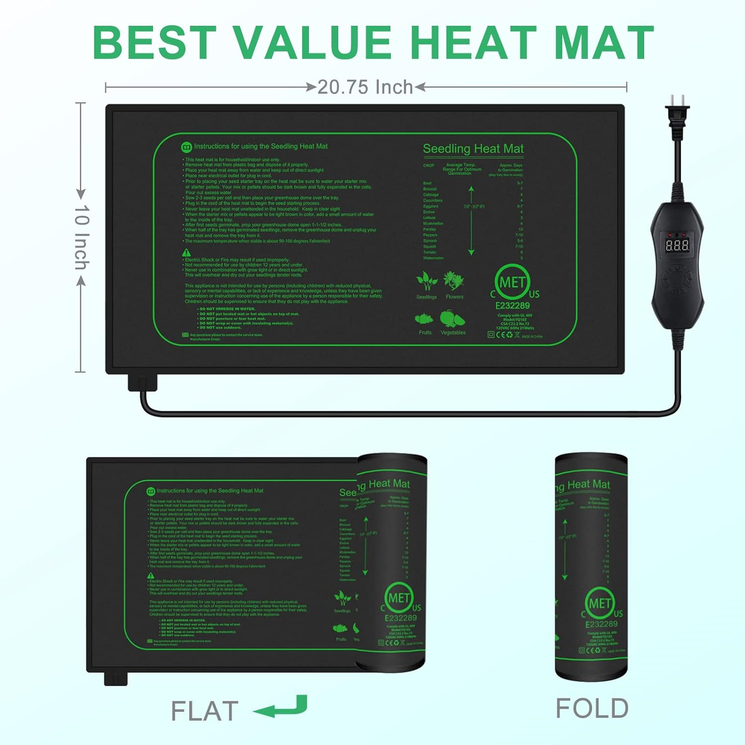 Tapis chauffant pour semis ave - Plant Growth Regulator avis et prix